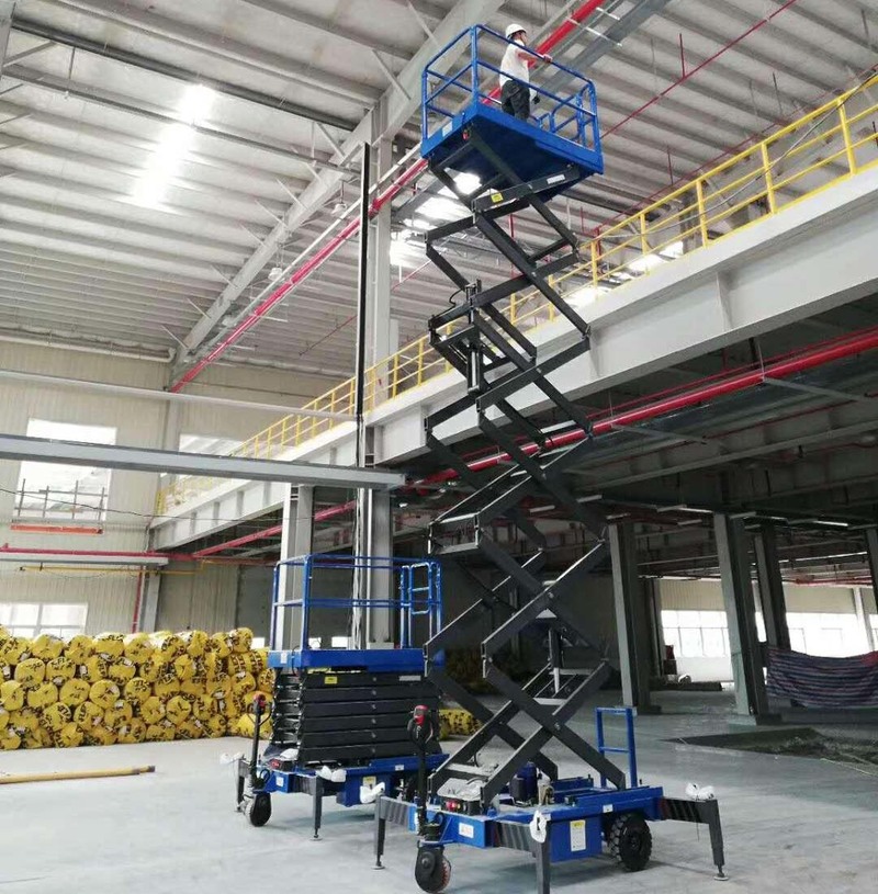 广东助力行走剪叉式高空作业平台